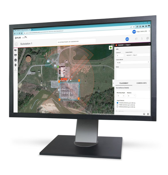 Teledyne FLIR presenta una nueva versión de su herramienta web Raven para planificación de sitios de seguridad